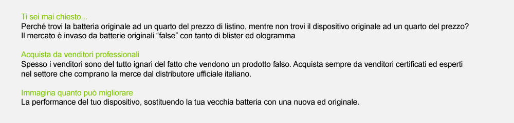 Batteria sicura per Nokia